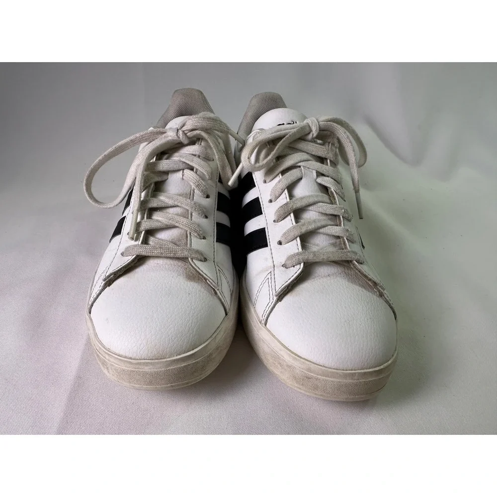 Adidas Grand Court TD Lifestyle Sneakers White Black Size‎ 8 Womens Casual Shoes